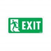 Exit Sol Uyarı Levhası 17,5x25 KOD:950 thumbnail 3