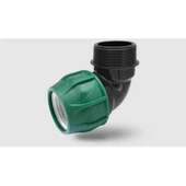 Poelsan Siyah 20X1/2 Erkek Dirsek thumbnail 3