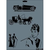 Rich New Seri N-148 Stencil 35x25 cm thumbnail 2