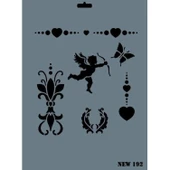 Rich New Seri N-192 Stencil 35x25 cm thumbnail 3