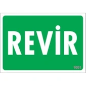 Revir Uyarı Levhası 17,5x25 KOD:1001 thumbnail 4