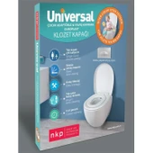 NKP Üniversal Çocuk Adaptörlü Yavaş Kapanır Klozet Kapağı thumbnail 14
