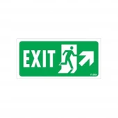Exit Sağ Yukarı Uyarı Levhası 17,5x25 KOD:959 thumbnail 2