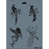 Rich New Seri N-144 Stencil 35x25 cm thumbnail 3