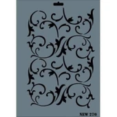 Rich New Seri N-270 Stencil 35x25 cm thumbnail 6