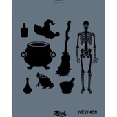 Rich New Seri N-459 Stencil 35x25 cm thumbnail 3