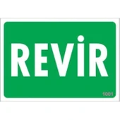 Revir Uyarı Levhası 17,5x25 KOD:1001 thumbnail 3