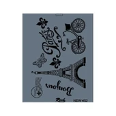 Rich New Seri N-452 Stencil 35x25 cm thumbnail 2