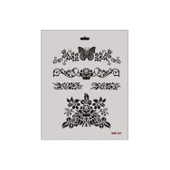 Rich New Seri N-107 Stencil 35x25 cm thumbnail 1