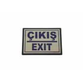 Cemax Yönlendirme Büyük Çıkış (Exit) 13X8,5 cm thumbnail 3