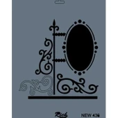 Rich New Seri N-436 Stencil 35x25 cm thumbnail 2