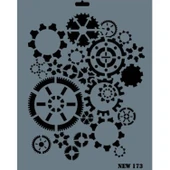 Rich New Seri N-173 Stencil 35x25 cm thumbnail 2
