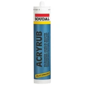 Soudal Acryrub Silikonize Mastik 310 ml Gri thumbnail 1