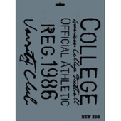 Rich New Seri N-208 Stencil 35x25 cm thumbnail 2