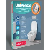 NKP Üniversal Çocuk Adaptörlü Yavaş Kapanır Klozet Kapağı thumbnail 12
