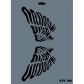 Rich New Seri N-196 Stencil 35x25 cm thumbnail 2