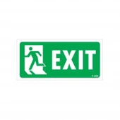 Exit Sol Uyarı Levhası 17,5x25 KOD:950 thumbnail 1