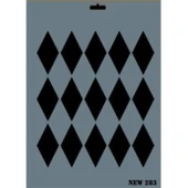 Rich New Seri N-283 Stencil 35x25 cm thumbnail 1