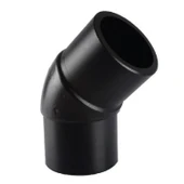 Tega HDPE Spigot Açık Dirsek 125 mm 45 Derece thumbnail 2