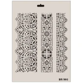 Rich Dantel Seri DN-901 Stencil 35x25 cm thumbnail 3