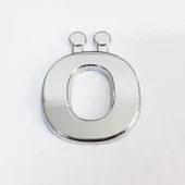 Cemax Ö Harfi  3,75 cm Krom Yapışkanlı thumbnail 1