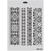 Rich Dantel Seri DN-913 Stencil 35x25 cm thumbnail 1