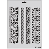 Rich Dantel Seri DN-913 Stencil 35x25 cm thumbnail 2