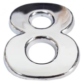 Cemax Krom Yapışkanlı 8 Rakamı 5 cm thumbnail 2