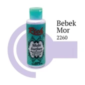 Rich Multi Surface 2260 Bebek Mor Akrilik Boya 130 cc thumbnail 2