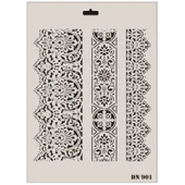 Rich Dantel Seri DN-901 Stencil 35x25 cm thumbnail 1