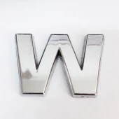 Cemax W Harfi  3,75 cm Krom Yapışkanlı thumbnail 3