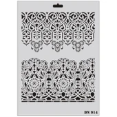 Rich Dantel Seri DN-914 Stencil 35x25 cm thumbnail 2