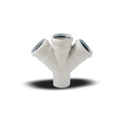 Ege Yıldız 110X110X110 Pvc Çift Çatal  3,2 mm thumbnail 3