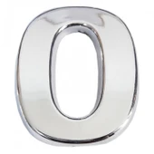 Cemax Krom Yapışkanlı 0 Rakamı 5 cm thumbnail 1