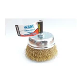 Hawk HA10149 Pimli Sarı Tel Çanak Fırça 75 mm thumbnail 2