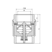 3/4 Dik Çekvalf Prinç thumbnail 4