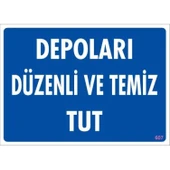 Depolama Uyarı Levhası 25x35 KOD:607 thumbnail 1