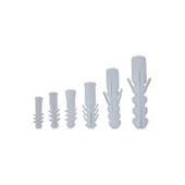 Plastik Dubel Beyaz 6 mm ( 100 Adet ) thumbnail 2