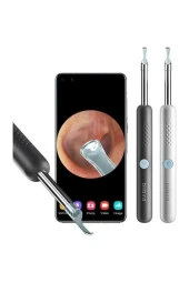 BEBIRD R1 AKILLI GÖRÜNTÜLÜ KULAK İÇİ TEMİZLEYİCİ KABLOSUZ  KAMERALI KULAK OTOSKOP TEMİZLEYİCİ BEYAZ - 3
