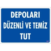 Depolama Uyarı Levhası 25x35 KOD:607 thumbnail 3