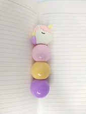 Hdmarketim 3 lü Unicorn 3 Renk Fosforlu Kalem 10459 - 5