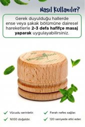 Mentol Migren Taşı Sinüsit Taşı Ağrı Giderici Menthol Taşı Aç Kapa Ambalaj 9gr - 4