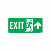 Exit Yukarı Sağ Ok İşaretli Uyarı Levhası 17,5x25 KOD:955 thumbnail 2