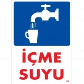 İçme Suyu Uyarı Levhası 25x35 KOD:408 thumbnail 1