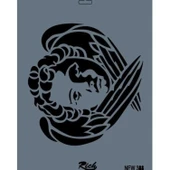 Rich New Seri N-388 Stencil 35x25 cm thumbnail 1