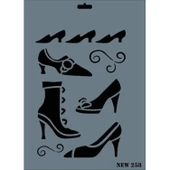 Rich New Seri N-258 Stencil 35x25 cm thumbnail 3