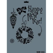 Rich New Seri N-223 Stencil 35x25 cm thumbnail 2