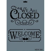 Rich New Seri N-280 Stencil 35x25 cm thumbnail 1