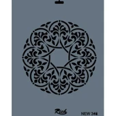 Rich New Seri N-346 Stencil 35x25 cm thumbnail 3