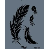 Rich New Seri N-387 Stencil 35x25 cm thumbnail 1